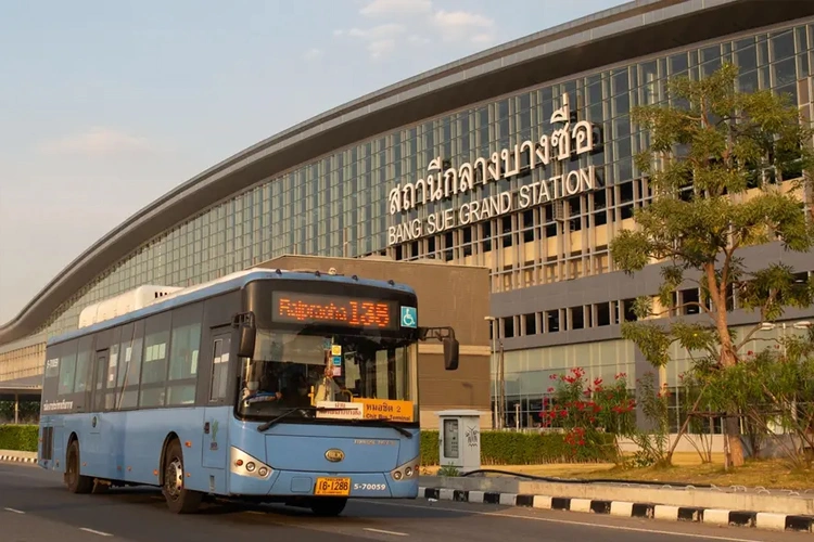 transportasi di bangkok bus